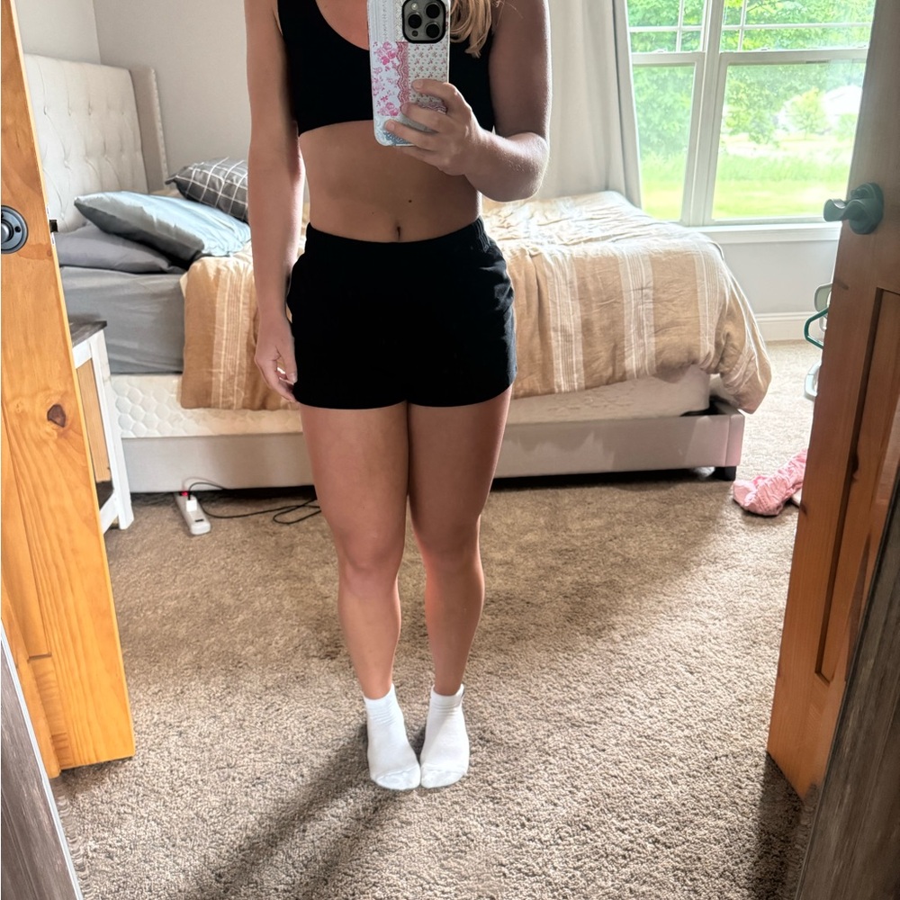 SHEIN Black Athletic Shorts Versatile and Comfortable